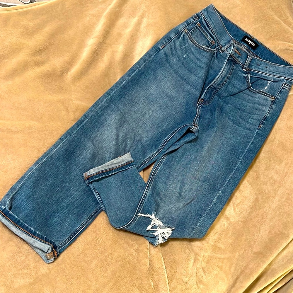 Express stretch Mom Jeans